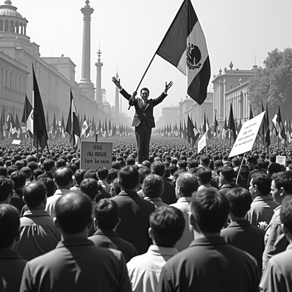 Celebración de la expropiación petrolera mexicana en 1938